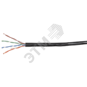 (LC3-C5E04-139-100) ITK Витая пара U/UTP кат.5E 4х2х24AWG LDPE черный (100м)