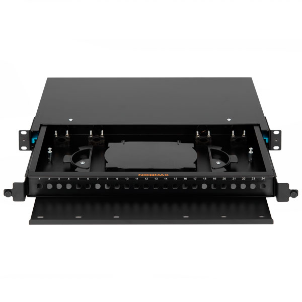(NMF-RP24FC-TS-P1-1U-BK) Оптический кросс NIKOMAX 19"