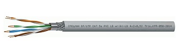 Кабель витая пара СПЕЦЛАН SF/UTP Cat 5е PVC 4х2х0,52