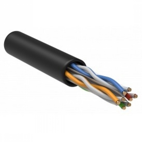 (LC3-C604-129) ITK Витая пара U/UTP кат.6 4x2х23AWG LSZH черный (305м)