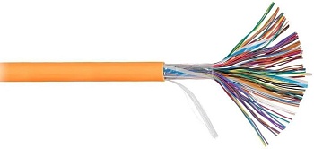 (NMC 2120C-50-OR-M-A001) Кабель витая пара NIKOMAX U/UTP 50 пар, Кат.3 (Класс C), 16МГц, одножильный, BC (чистая медь)