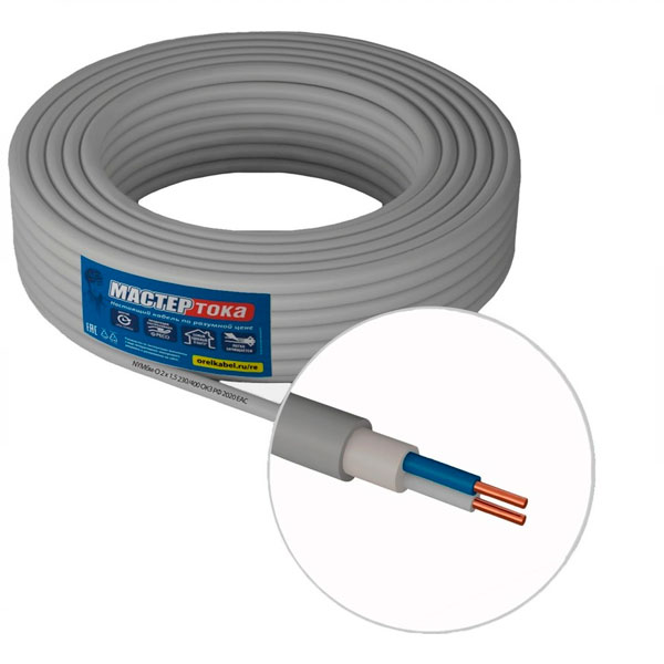 NYMбм-O 2х2,5 Мастер Тока сер NYMбм-O 2х2,5 Мастер Тока сер