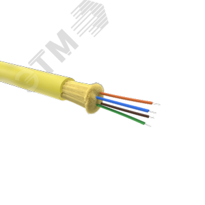 (RNDTIN9S4LSYL) Кабель волоконно-оптический DT OS2,9/125 мкм,4 волокна в плотном буферном покрытии (2000 м/уп)