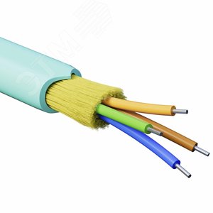 (RNDT3C4AQ03-E) Кабель волоконно-оптический, распределительный, нг(A)-HFLTx, 4 ОВ, категорияOM3 (G.651.1) плотный буфер, 0,4 кН (500 м/уп)