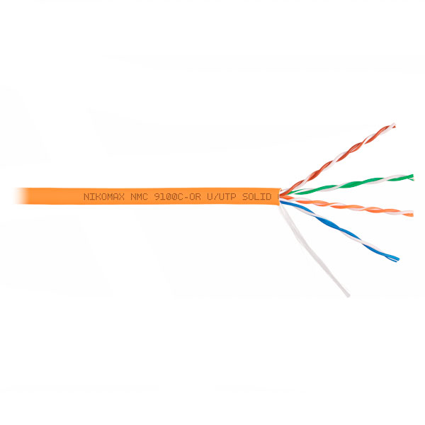 (NMC 9100C-OR) Кабель витая пара NIKOMAX U/UTP 4 пары, Кат.5e (Класс D)