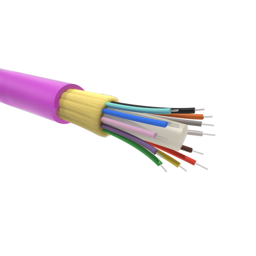 (RNDTIN5048LSMG) Кабель волоконно-оптический DT ОМ4,50/125 мкм,8 волокон в плотном буферном покрытии (2000 м/уп)