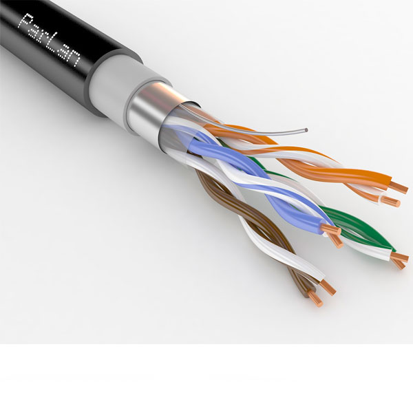 Кабель витая пара ParLan Patch F/UTP Cat5e PVC/PE 4х2х0,60 (110219)