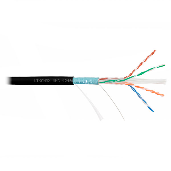 (NMC 4240C-BK) Кабель витая пара NIKOMAX F/UTP 4 пары, Кат.6 (Класс E)