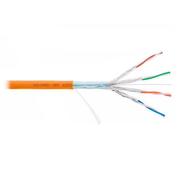 (NMC 4355C-OR) Кабель NIKOMAX F/FTP 4 пары, Кат.6a (Класс Eа)