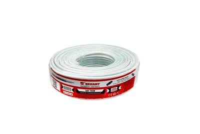(01-2431-50) Кабель SAT 703B+Cu/Al/Cu, (75%), 75 Ом, 50м., белый REXANT (01-2431-50) Кабель SAT 703B+Cu/Al/Cu, (75%), 75 Ом, 50м., белый REXANT