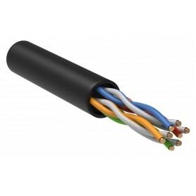 (LC3-C5E04-129) ITK Витая пара U/UTP кат.5E 4x2х24AWG LSZH черный (305м)
