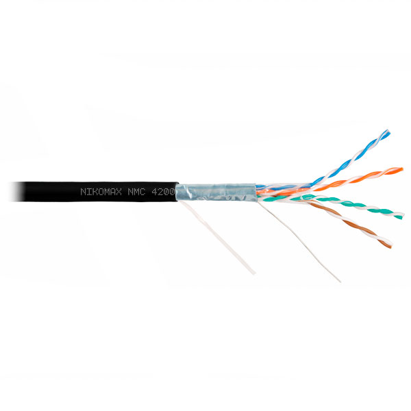 (NMC 4200C-BK) Кабель витая пара NIKOMAX F/UTP 4 пары, Кат.5e (Класс D)