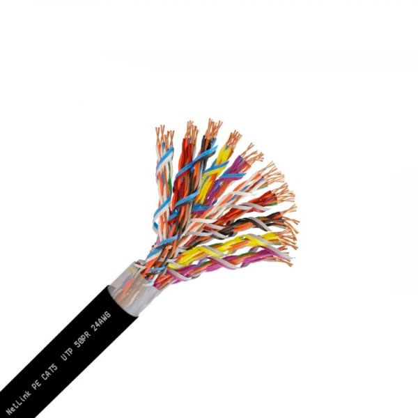 Кабель витая пара NetLink NL-CU UTP 50PR 24 AWG CAT5 305м ВНЕШНИЙ