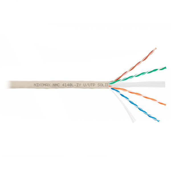 (NMC 4140L-IY) Кабель витая пара NIKOMAX U/UTP 4 пары, Кат.6 (Класс E)