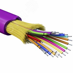 (RNDT4C18MG01-E) Кабель волоконно-оптический, распределительный, нг(А)-HF, 18 ОВ, категорияOM4 (G.651.1) плотный буфер, 0,4 кН (500 м/уп)