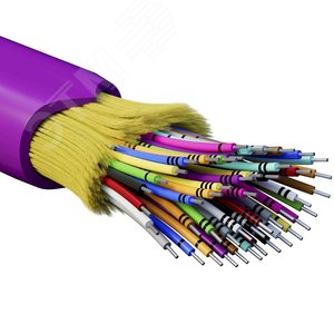 (RNDT4C48MG01) Кабель волоконно-оптический, распределительный, нг(А)-HF, 48 ОВ, категорияOM4 (G.651.1) плотный буфер, 0,4 кН (2000 м/уп)