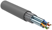 (LC1-C6A04-611) ITK Витая пара S/FTP кат.6A 4х2х23AWG PVC серый (305м) (LC1-C6A04-611) ITK Витая пара S/FTP кат.6A 4х2х23AWG PVC серый (305м)