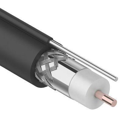 (01-3021) Кабель RG-11U (75 Ом) 305м OUTDOOR + ТРОСх1 REXANT (01-3021) Кабель RG-11U (75 Ом) 305м OUTDOOR + ТРОСх1 REXANT