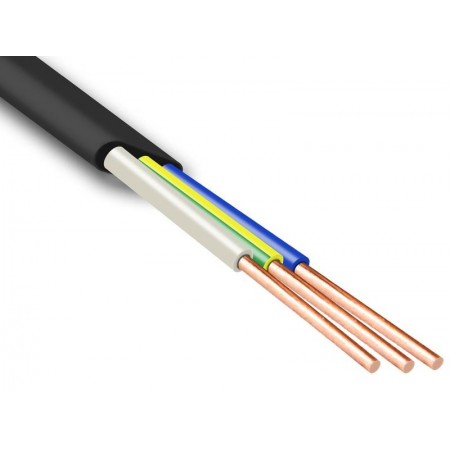 ВВГнг(А) 3х4 ок(N,PE)-0,66 (проволока 4,5) (плоский)