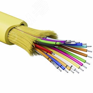 (RNDT9C18YL01) Кабель волоконно-оптический, распределительный, нг(А)-HF, 18 ОВ, категорияOS2(G.652.D) плотный буфер, 0,4 кН (2000 м/уп)