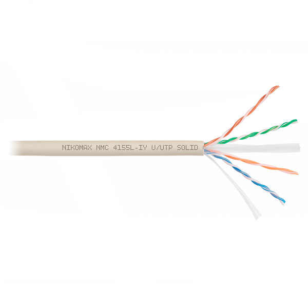 (NMC 4155L-IY) Кабель витая пара NIKOMAX U/UTP 4 пары, Кат.6a (Класс Eа)