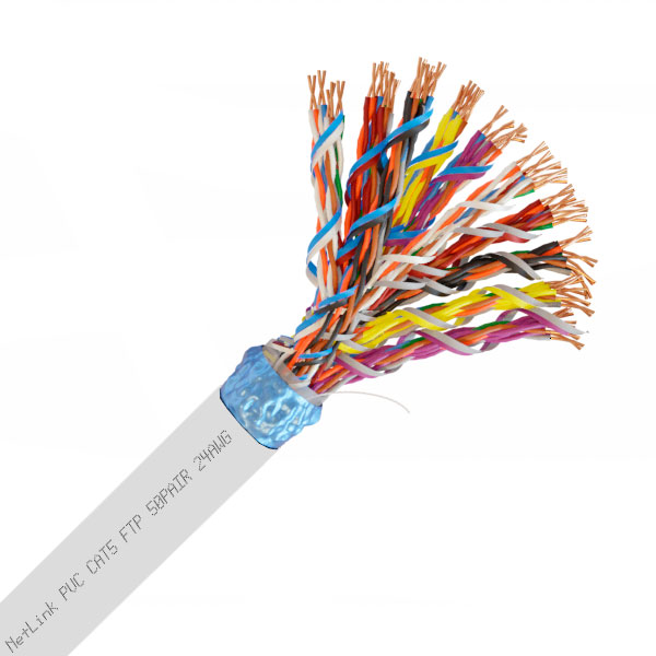 Кабель NetLink NL-CU FTP 50PR 24 AWG CAT5 305м ВНУТРЕННИЙ