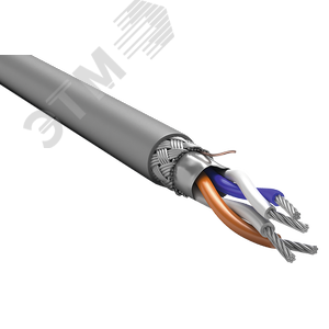 (RC3-RS485-02-SF-2101) ITK Кабель RS-485 2х2х0,6 нг(А)-LS серый (200м)