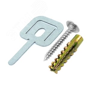 Комплекты для крепления ОКЛ с использованием самореза, дюбеля и хомута FR ПР-40 (100 шт) Промрукав (PR08.5201)