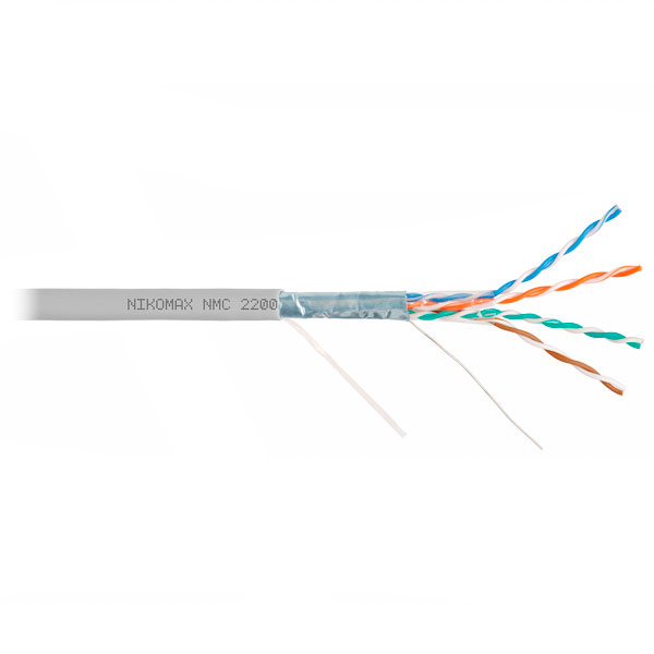 (NMC 2200A-GY) Кабель витая пара NIKOMAX F/UTP 4 пары, Кат.5e (Класс D)