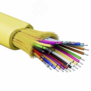 (RNDT9C24YL01) Кабель волоконно-оптический, распределительный, нг(А)-HF, 24 ОВ, категорияOS2(G.652.D) плотный буфер, 0,4 кН (2000 м/уп)