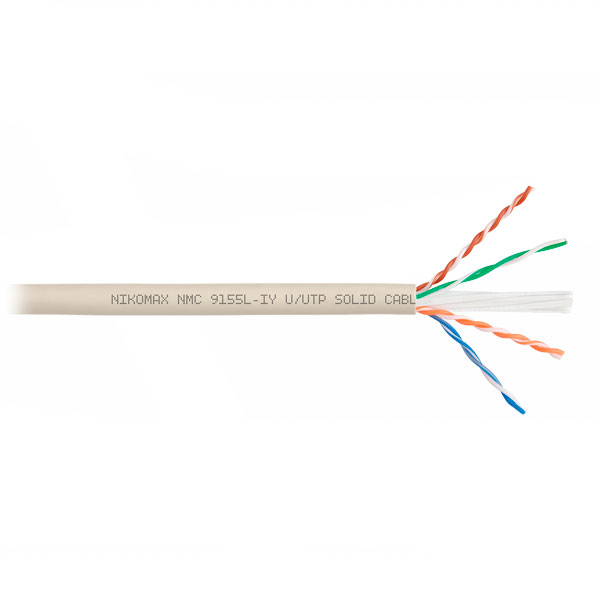 (NMC 9155L-IY) Кабель витая пара NIKOMAX U/UTP 4 пары, Кат.6a (Класс Eа)