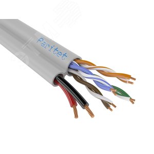 Кабель витая пара ParLan combi U/UTP2 Cat5e PVC 2х2,50 (102287)