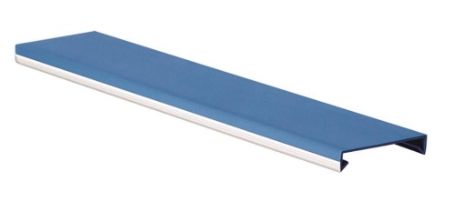 (00708BL) Крышка для перфор короба, синяя RL 150мм