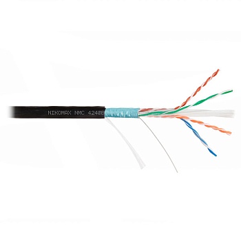(NMC 4240B-BK) Кабель витая пара NIKOMAX F/UTP 4 пары, Кат.6 (Класс E)