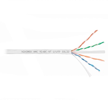 (NMC 9140C-WT) Кабель витая пара NIKOMAX U/UTP 4 пары, Кат.6 (Класс E)