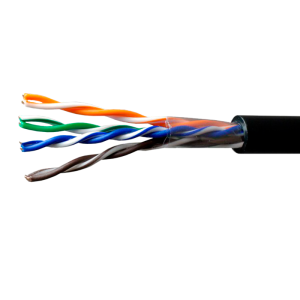 (01-0345-1) Кабель витая пара SUPRLAN Long Ethernet UTP 5e 4x2x0,64 Cu PE Out. 500м (RUS)