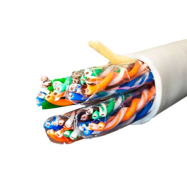 (01-0508-1) Кабель витая пара SUPRLAN UTP 5e 16x2xAWG24 Cu PE Out. 305м (RUS)