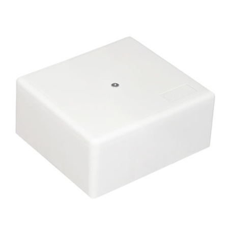 (46221HF-W) MB75 Коробка огн. E110, о/п 75х75х40мм, с гладкими стенками, без галогена, IP41, 4P, (1,5-6мм2), цвет белый Экопласт