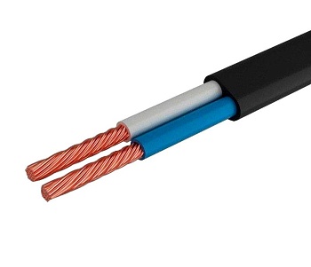 (01-8087-6) Провод ШВВП 2х0,75 мм², 200 м., черный, ГОСТ