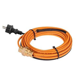 (51-0604) Греющий саморегулирующийся кабель (комплект в трубу) 10HTM2-CT ( 8м/80Вт) REXANT