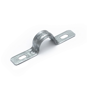 Скоба металлическая двухлапковая усиленная противопожарная СМДУ d19-20 мм (100 шт/уп) Промрукав (PR13.02413)