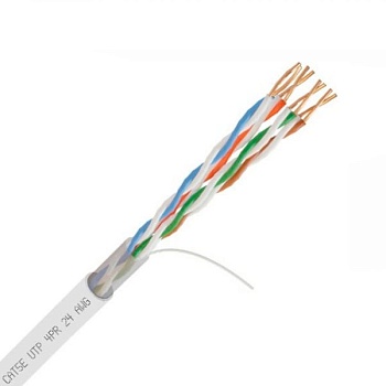 Кабель витая пара ОМЕДНЕННЫЙ NetLink NL-CCA UTP 4PR 24 AWG CAT5е бухта 50 метров ВНУТРЕННИЙ