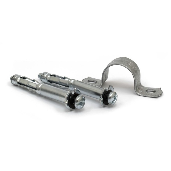 Комплекты для крепления ОКЛ с использованием дюбеля Молли М4х32 и скобы СМД d16-17 мм (100 шт) Промрукав (PR08.5010)