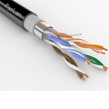 Кабель витая пара ParLan Patch F/UTP Cat5e PVC/PE 4х2х0,60 (110219)