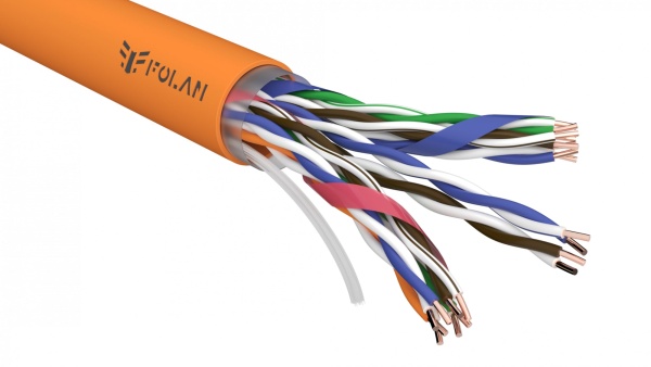 FOLAN U/UTP Cat 5e PVC 10х2х0,52 (U102052PVC)