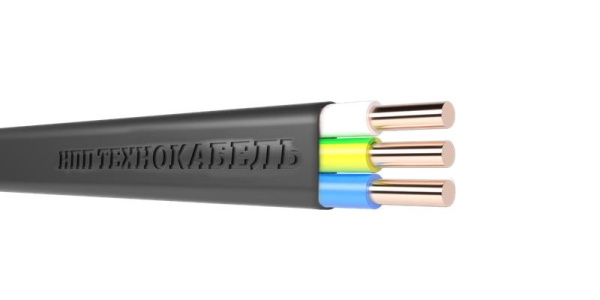 ВВГнг(А)-LSLTx 3х1,5ок(N,PE)-0,66 (плоский) (Технокабель)