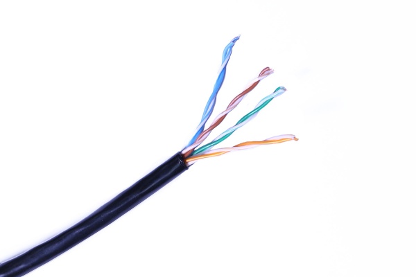 (DR-140097) Кабель витая пара кат.5е, 4 пары U/UTP, жила 0,51 (+/- 0,01), PVCLS нг(А)-LSLTx, черный, коробка 305