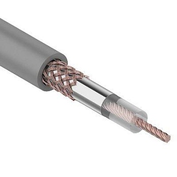 (01-2002) Кабель RG-58 A/U, (64%), 50 Ом, 100м., серый REXANT