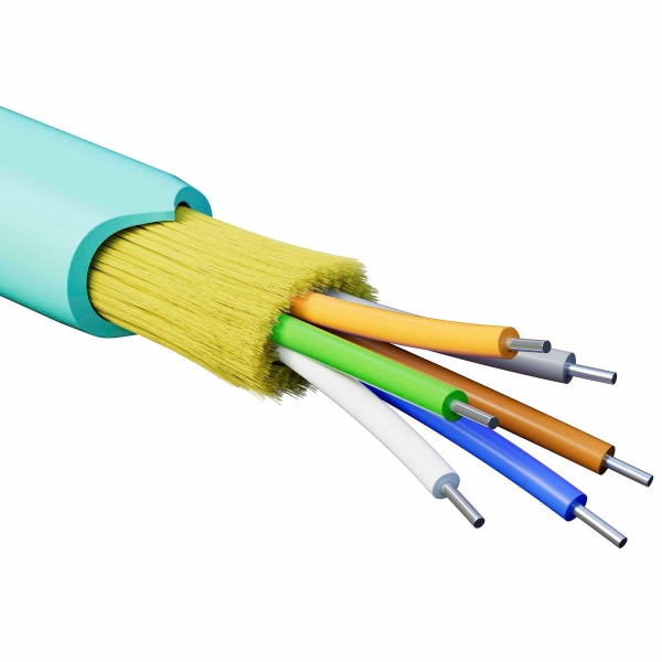 (RNDT3C6AQ03) Кабель волоконно-оптический, распределительный, нг(A)-HFLTx, 6 ОВ, категорияOM3 (G.651.1) плотный буфер, 0,4 кН (2000 м/уп)