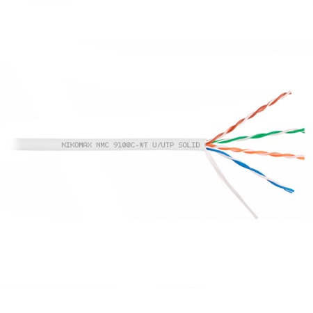 (NMC 9100C-WT) Кабель NIKOMAX U/UTP 4 пары, Кат.5e (Класс D)